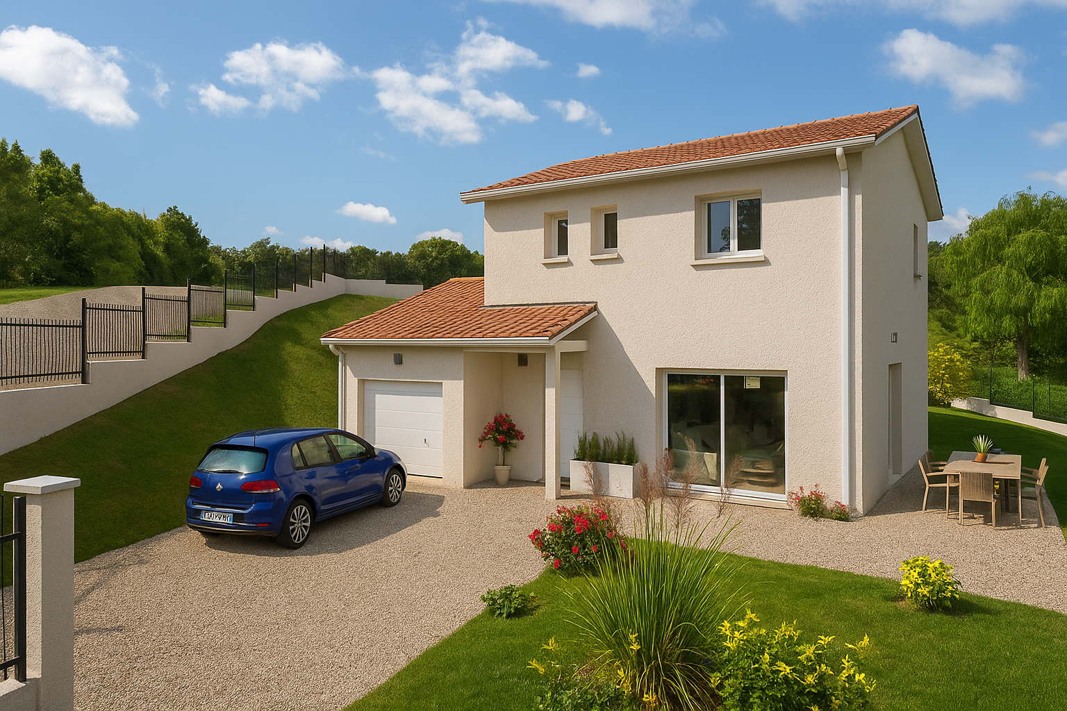 Photo Maison + terrain (parcelle de 837 m²) :Ref 684 image 1/2