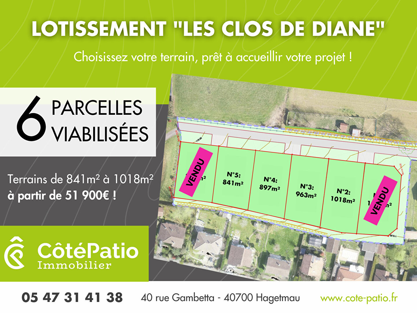 Agence immobilière de Côté Patio Immobilier - Hagetmau
