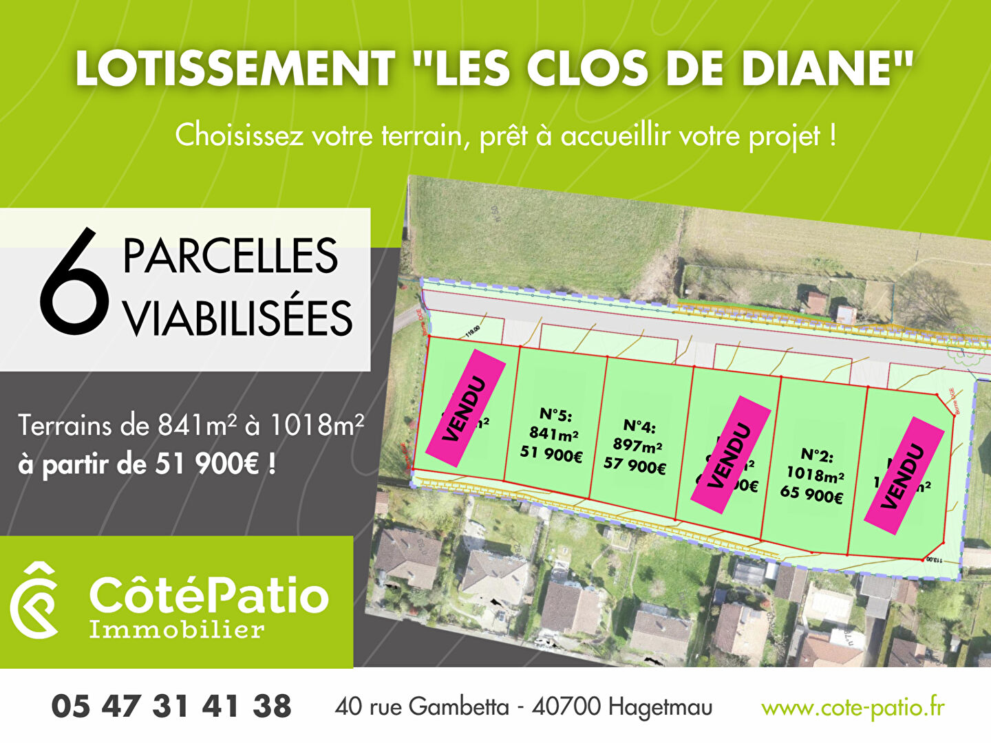 Agence immobilière de Côté Patio Immobilier - Hagetmau