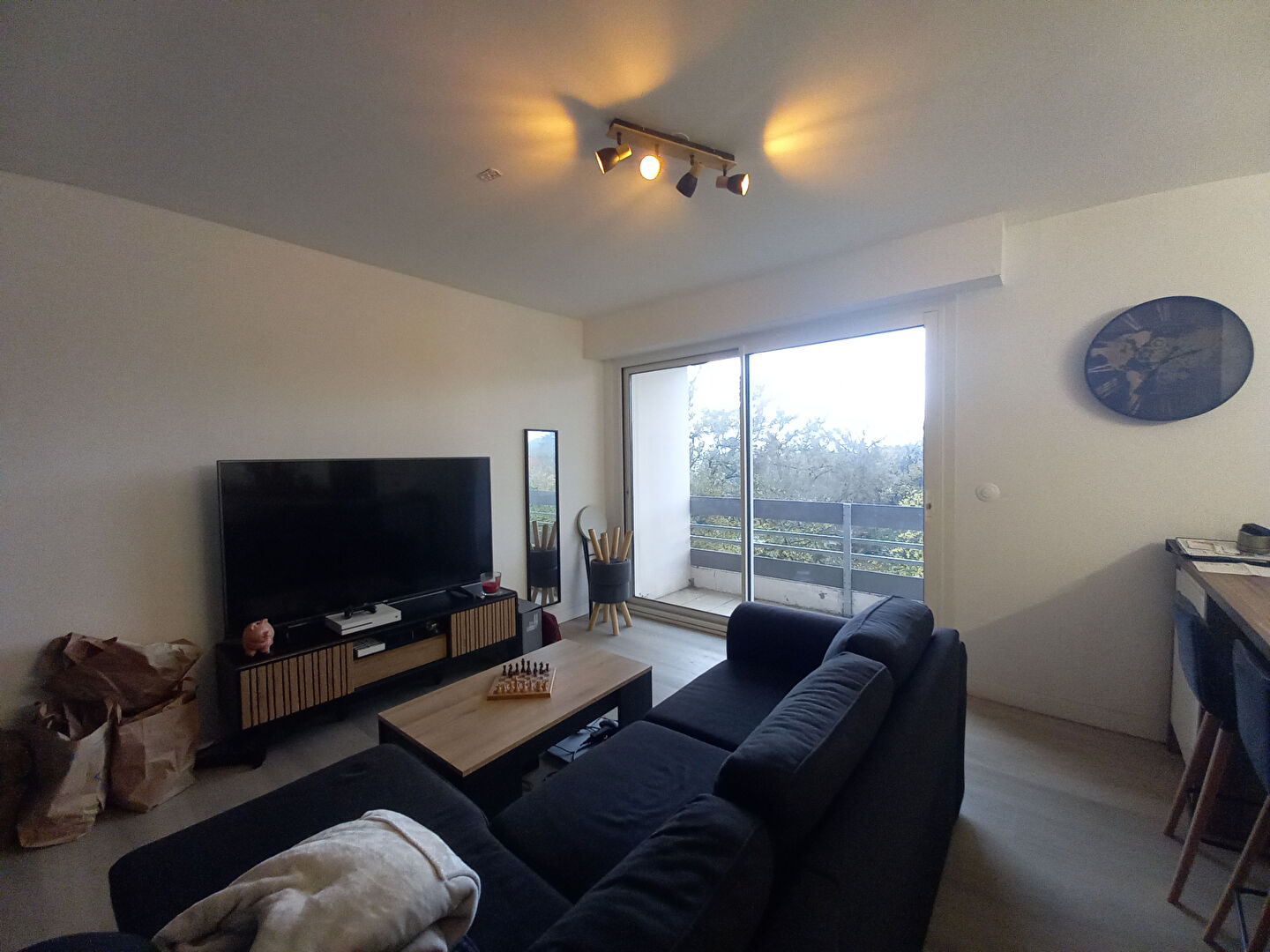 Studio centre ville avec balcon et parking