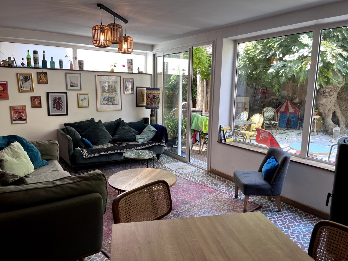 Photo Villeneuve-lès-maguelone centre au calme charmante maison T4 103 m2 avec jardin et stationnement image 2/6