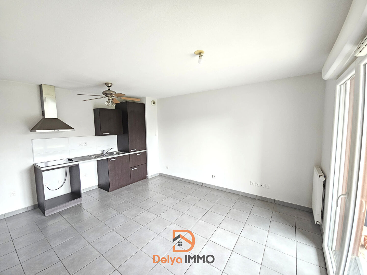 A Louer T2 de 38m² avec balcon, pkg en rdc à Aucamville