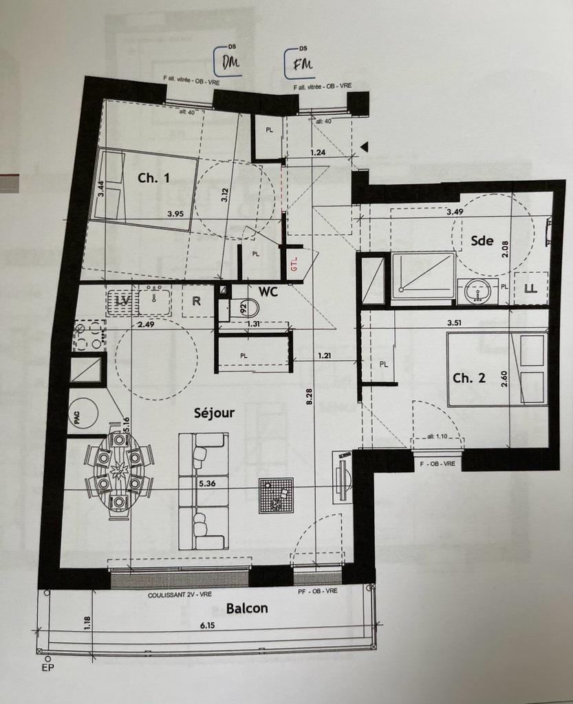 Proche plage et Port Haliguen dans une résidence neuve appartement T3 avec garage