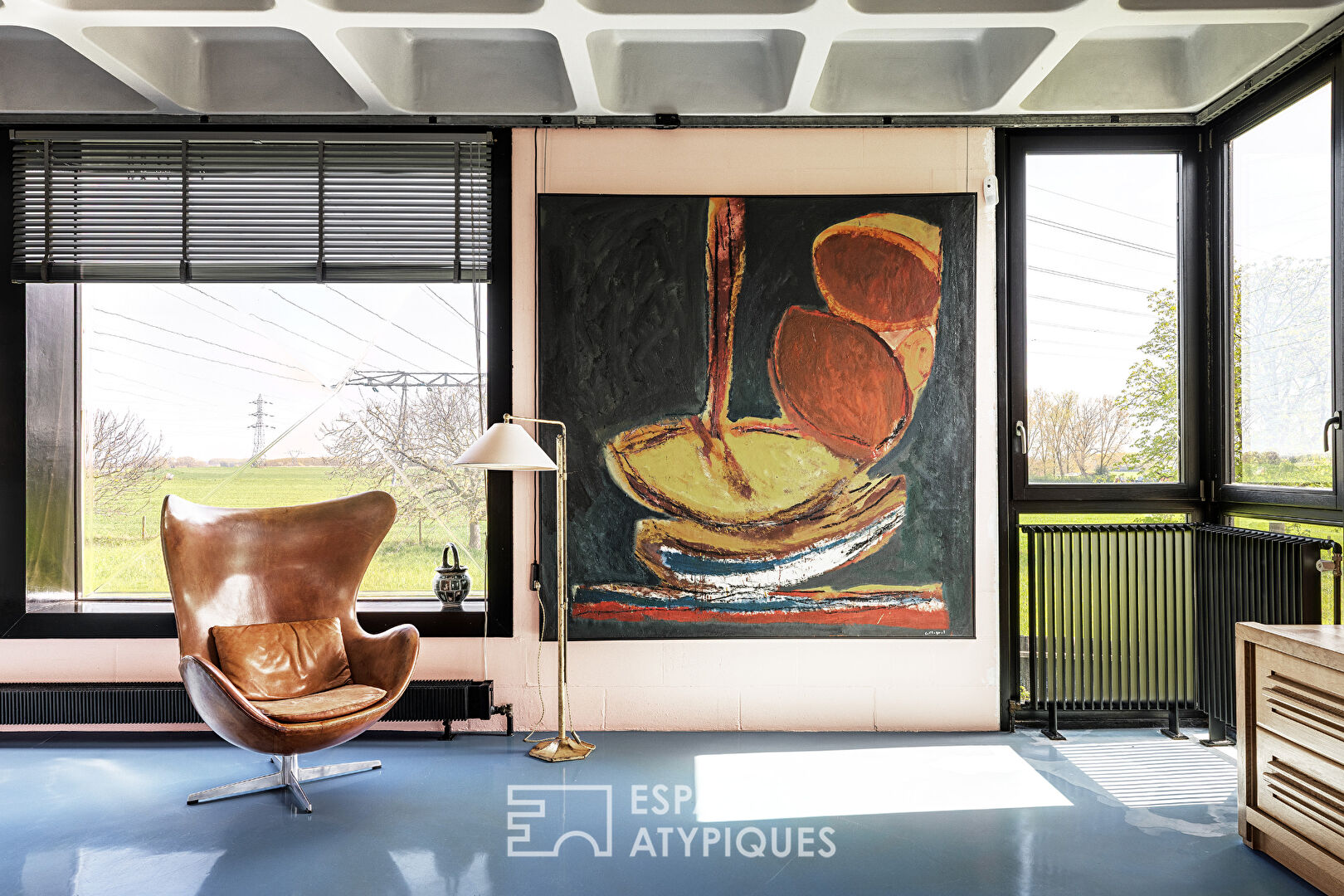 Oeuvre d'art-chitecture en pleine nature