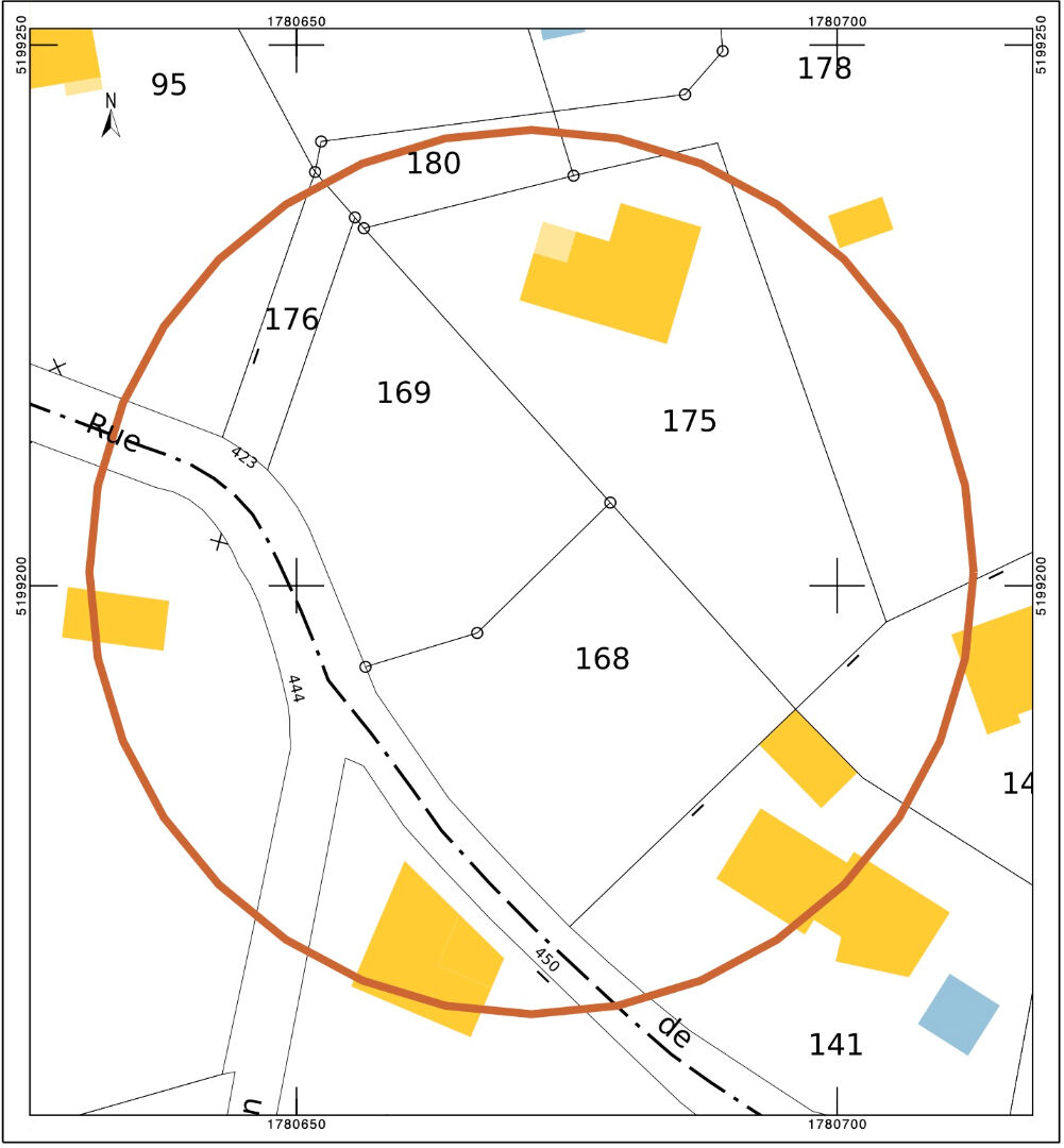 Terrain Villerest 760 m2
