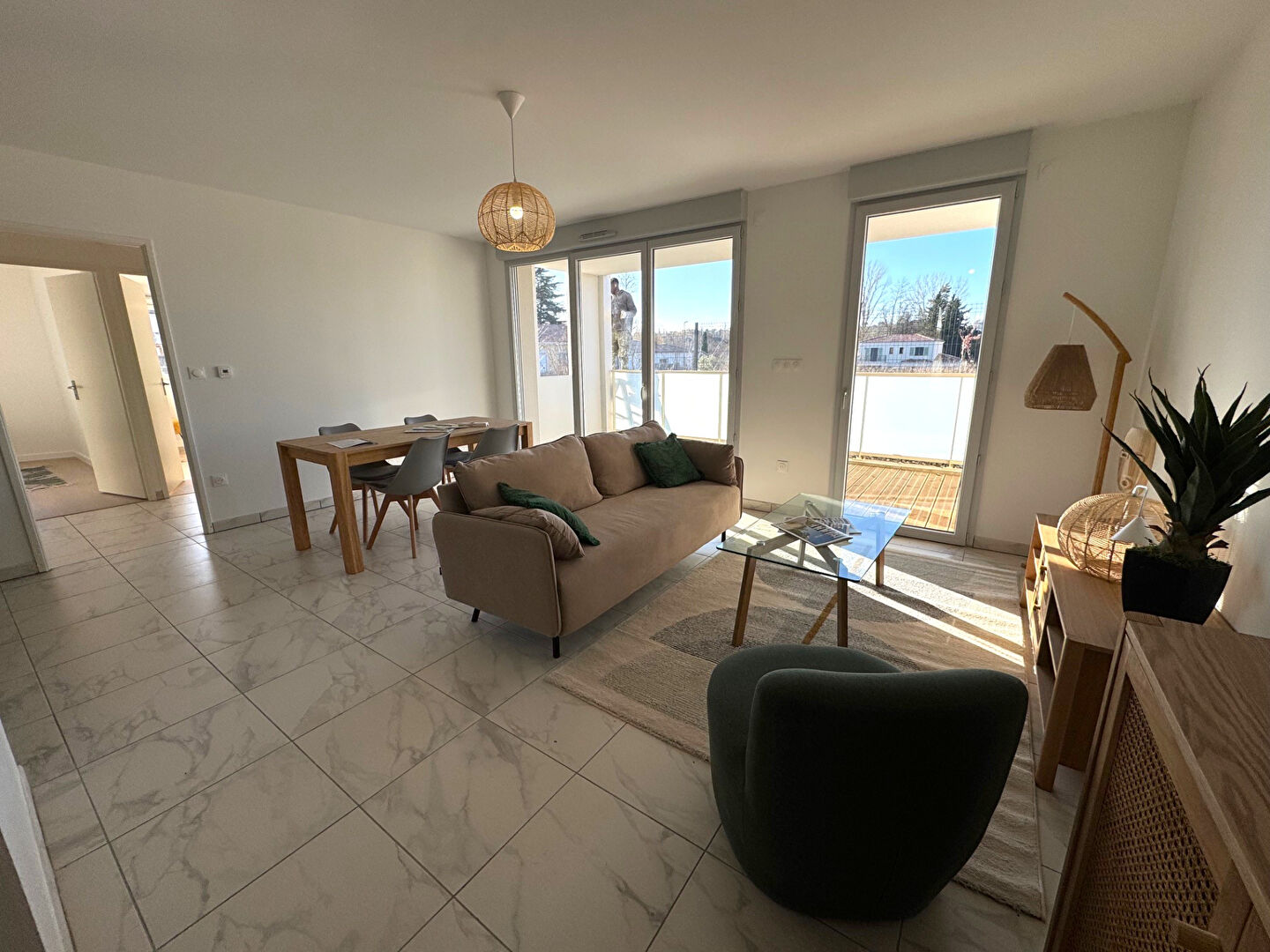 Appartement Auzeville Tolosane 3 pièces 66m² + 12m² de Balcon + 2 parking sous-sol !