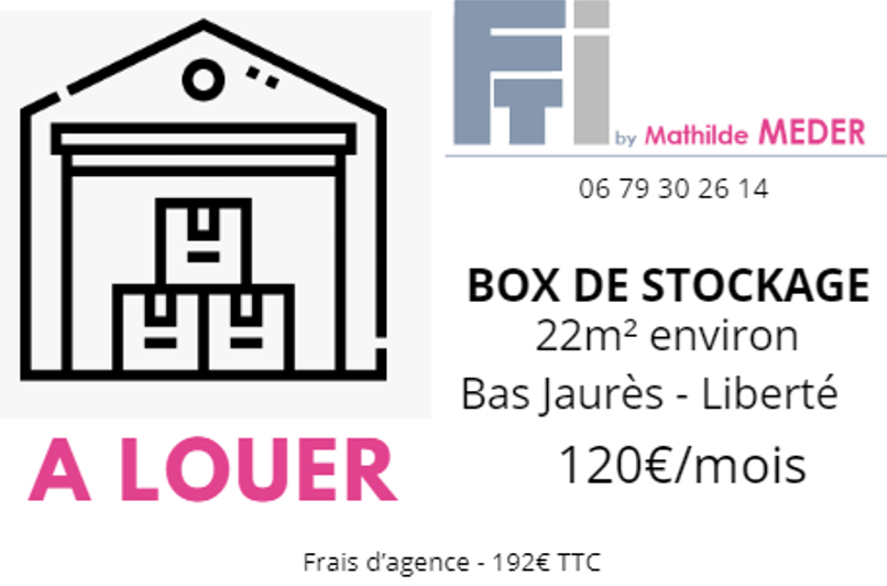 BOX DE STOCKAGE - PROCHE LIBERTE