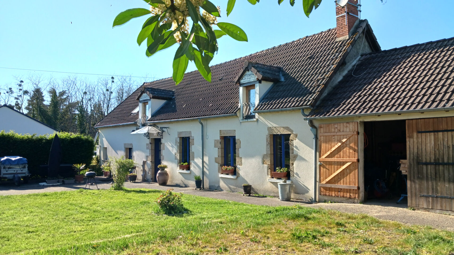 Longère Menetou Couture 5 pièce(s) 123 m2