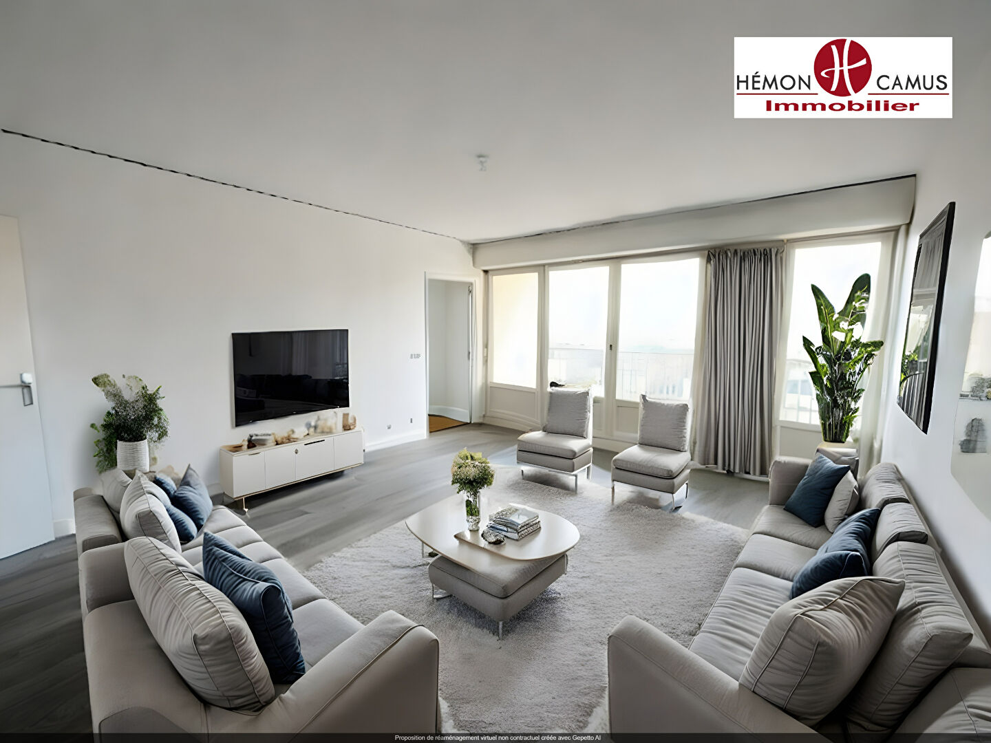 Appartement 2 pièces 68m² Palais de Justices/Jeanne d'Arc