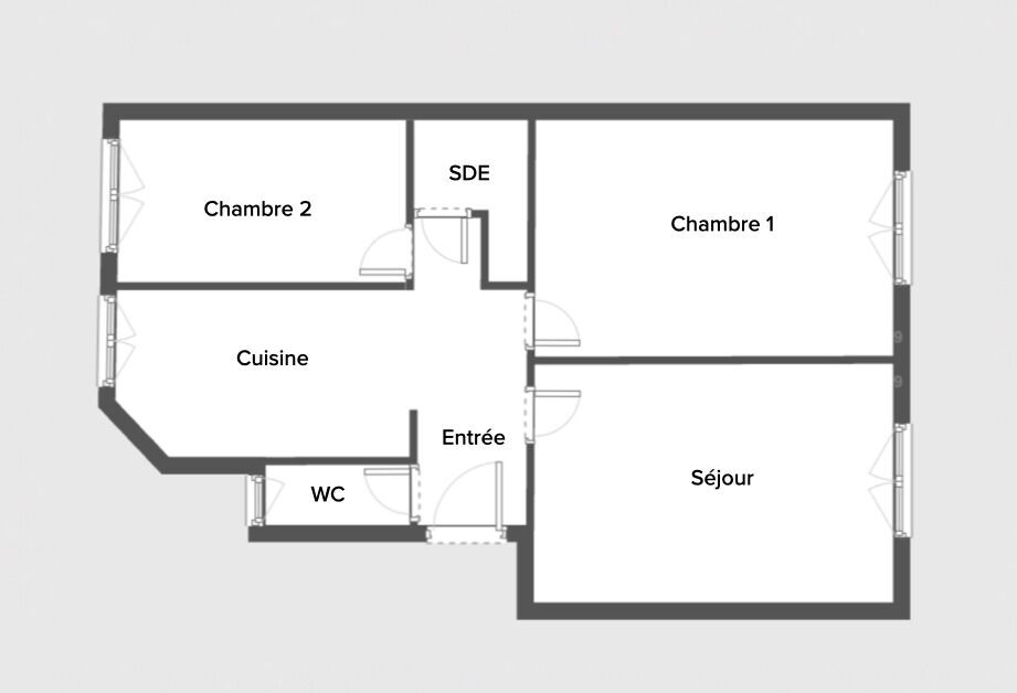 Photo Puteaux centre - Appartement 3 pièces image 2/6