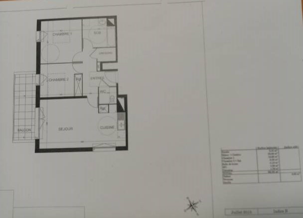 Photo Beau T3 de 63m2 avec terrasse à Montaudran image 3/3