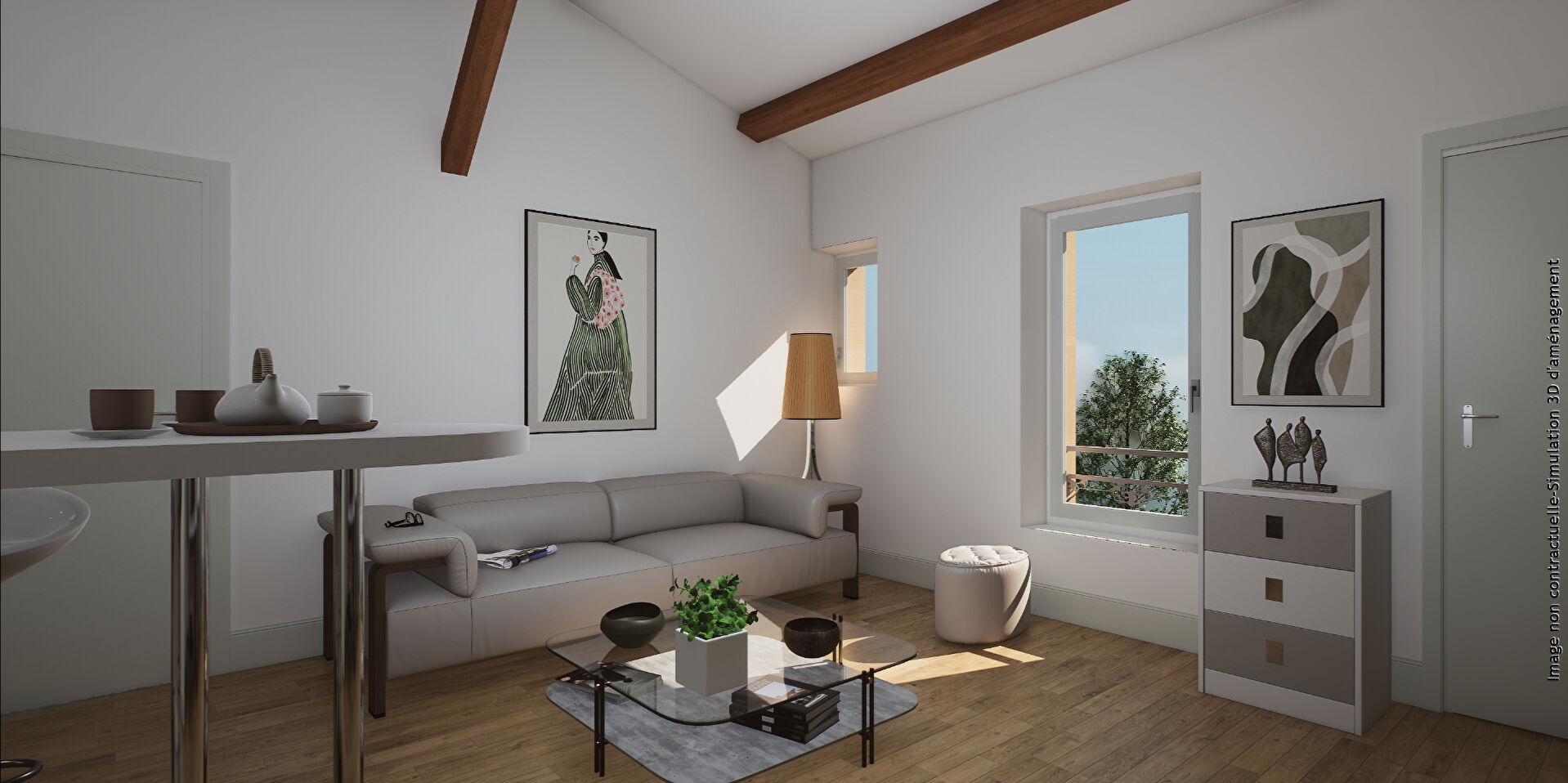 Photo Appartement T2 en Hypercentre de TOULOUSE Les Chalets image 3/6