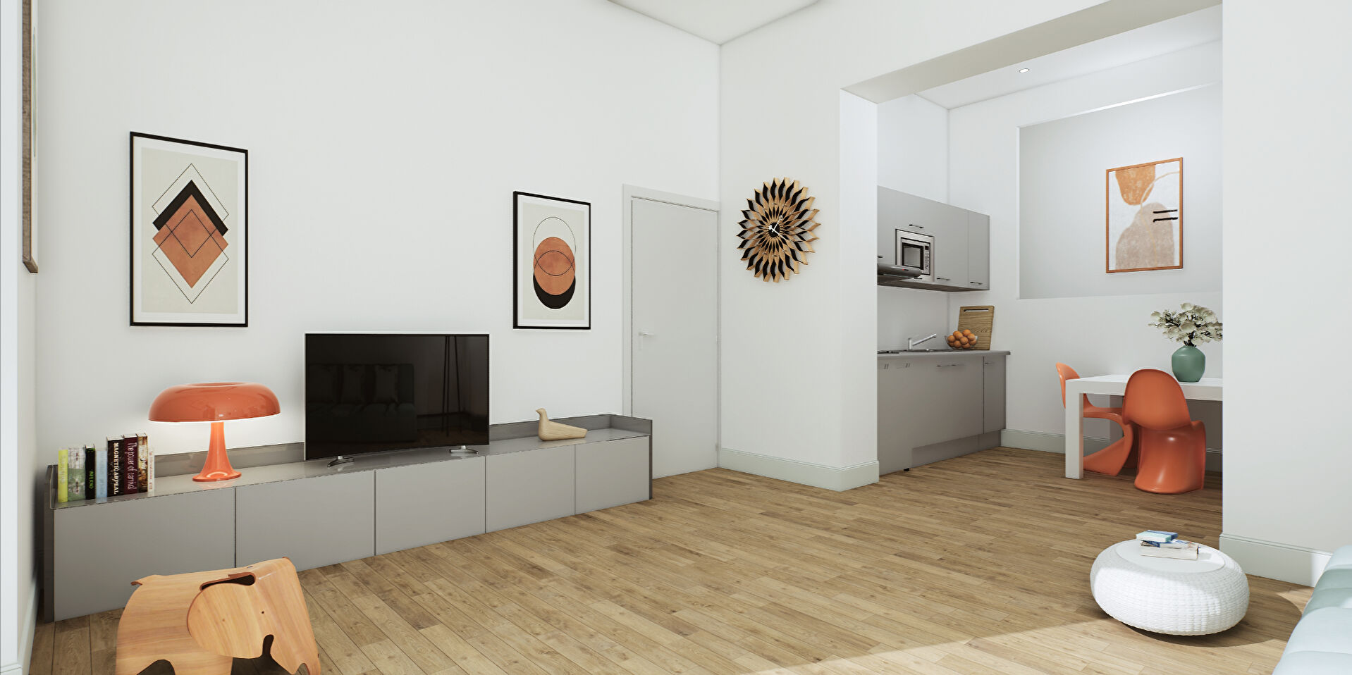 Photo Hypercentre Les Chalets T3 de standing 89.2 m² image 3/6