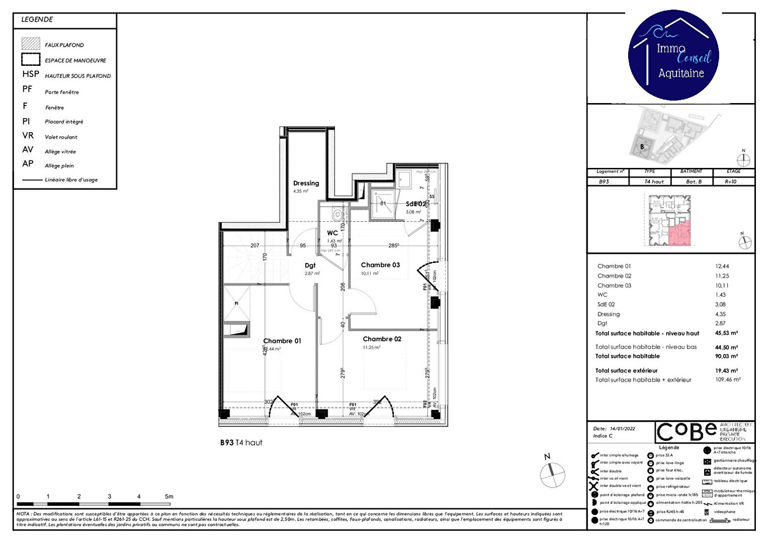 Photo T4 NEUF en VEFA duplex 4 pièces 90.03 m2 avec balcon, parking privatif et cave image 3/3