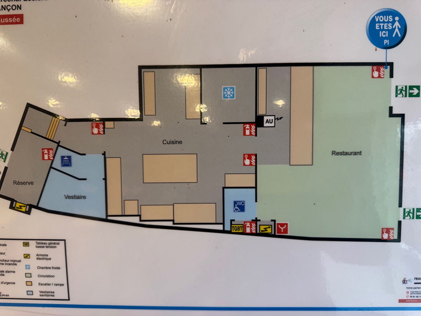 Local commercial Besancon 115 m2