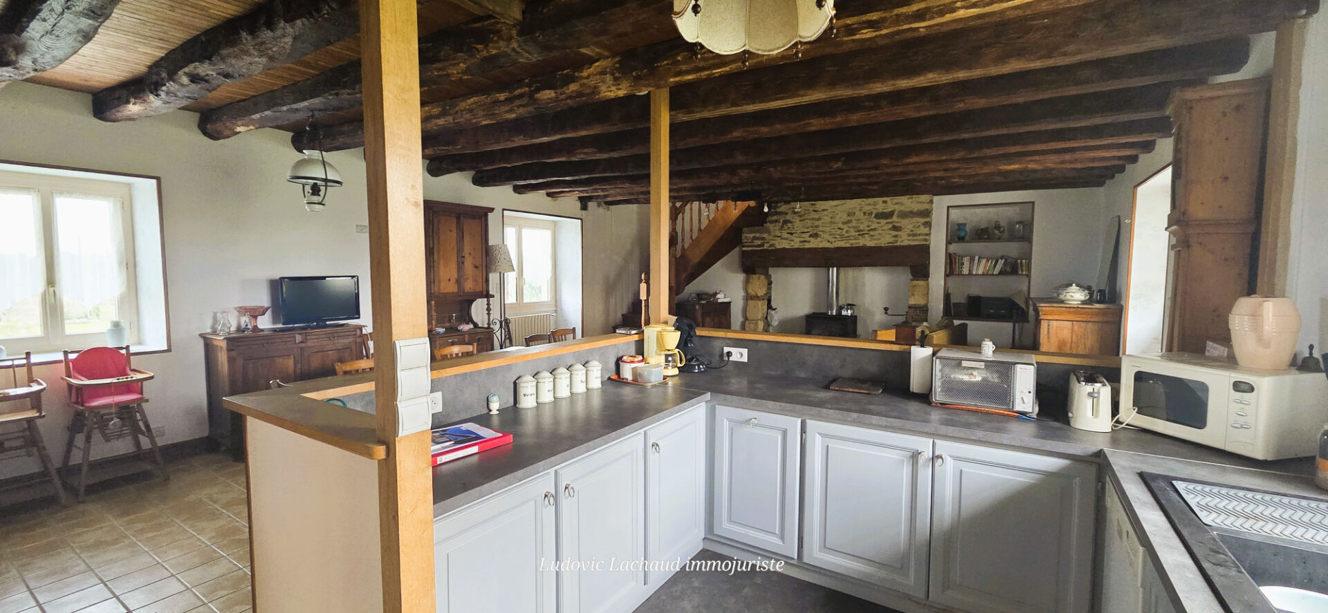 Photo Maison Périgourdine 4 pièces de 98 m2 plus dépendances. image 2/6