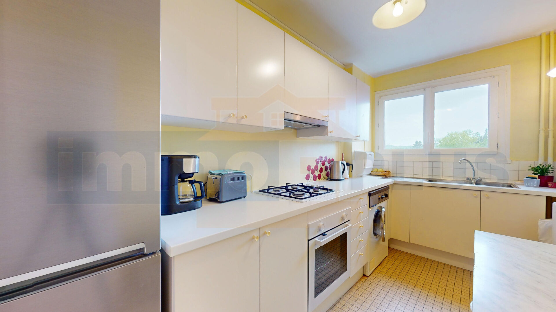 BOIS D'ARCY Appt 3 pièces de 59,27 m² hab, 2 chambres, balcon, cave et GARAGE