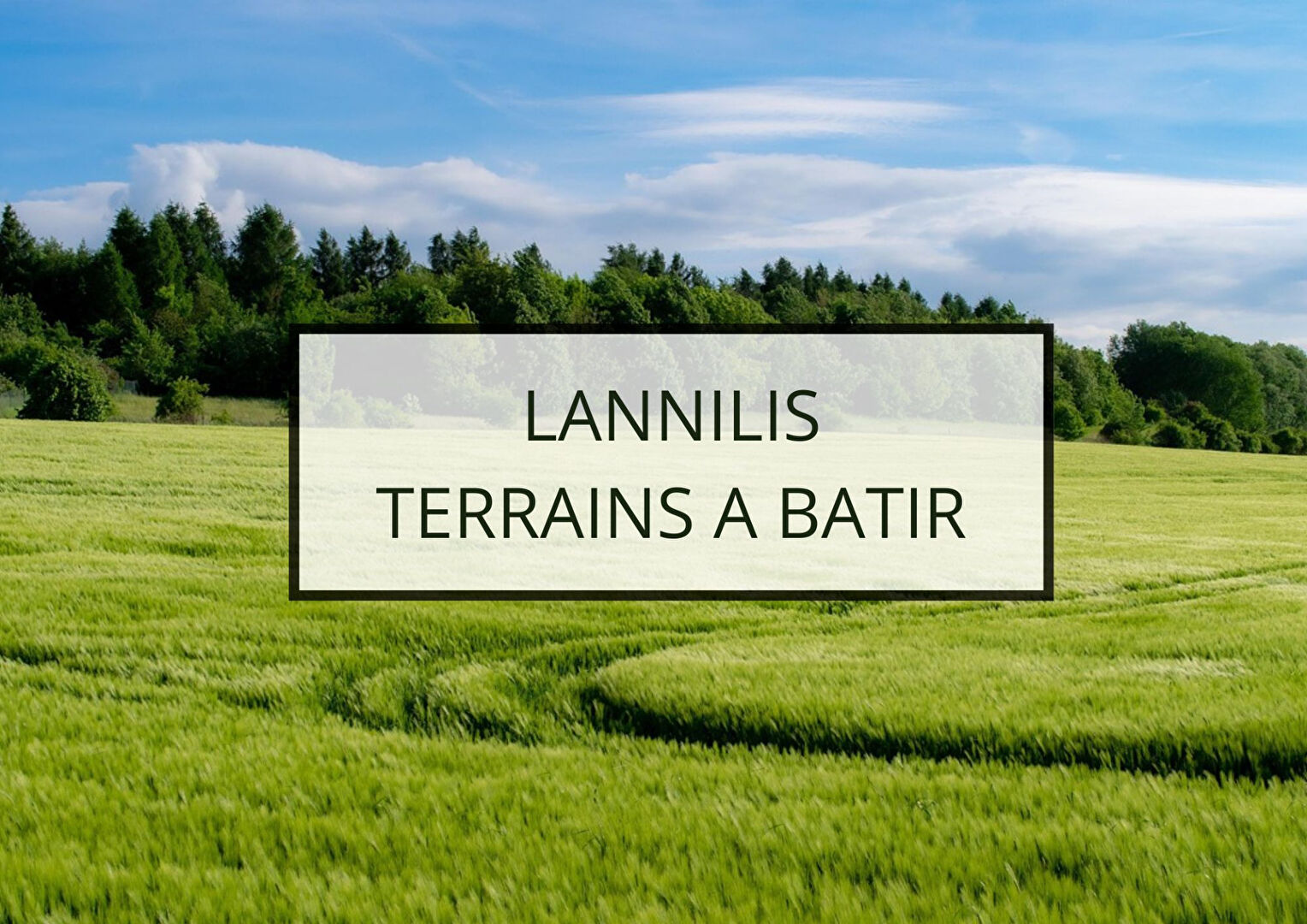 Photo A VENDRE A LANNILIS TERRAIN 636 m2 image 2/2