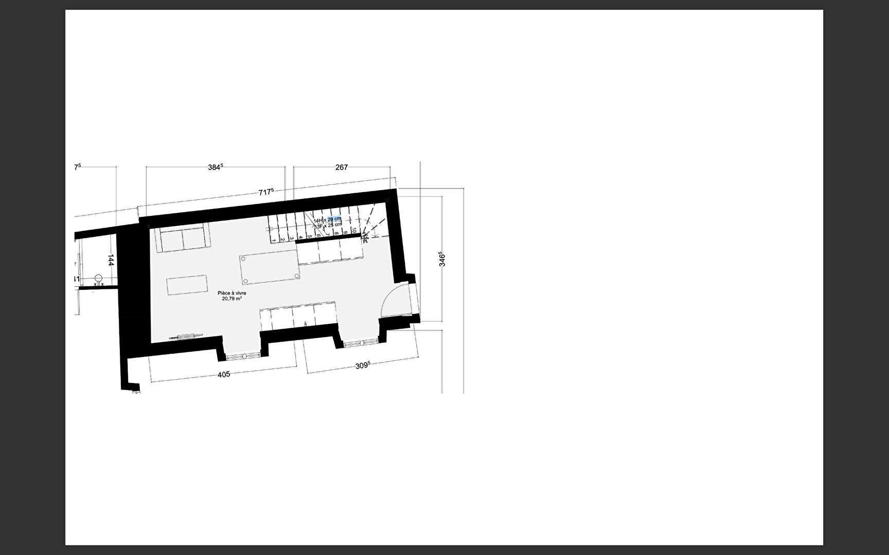 Photo T2 dans maisonnette avec jardin en duplex à st Ferjeux image 5/6