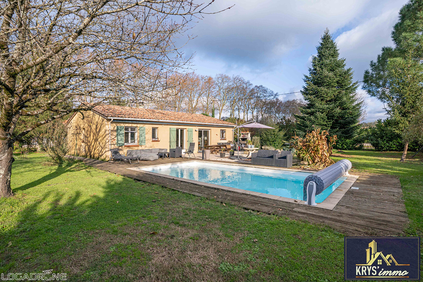 Photo Maison de plain pied à Granges/Lot avec piscine image 1/6