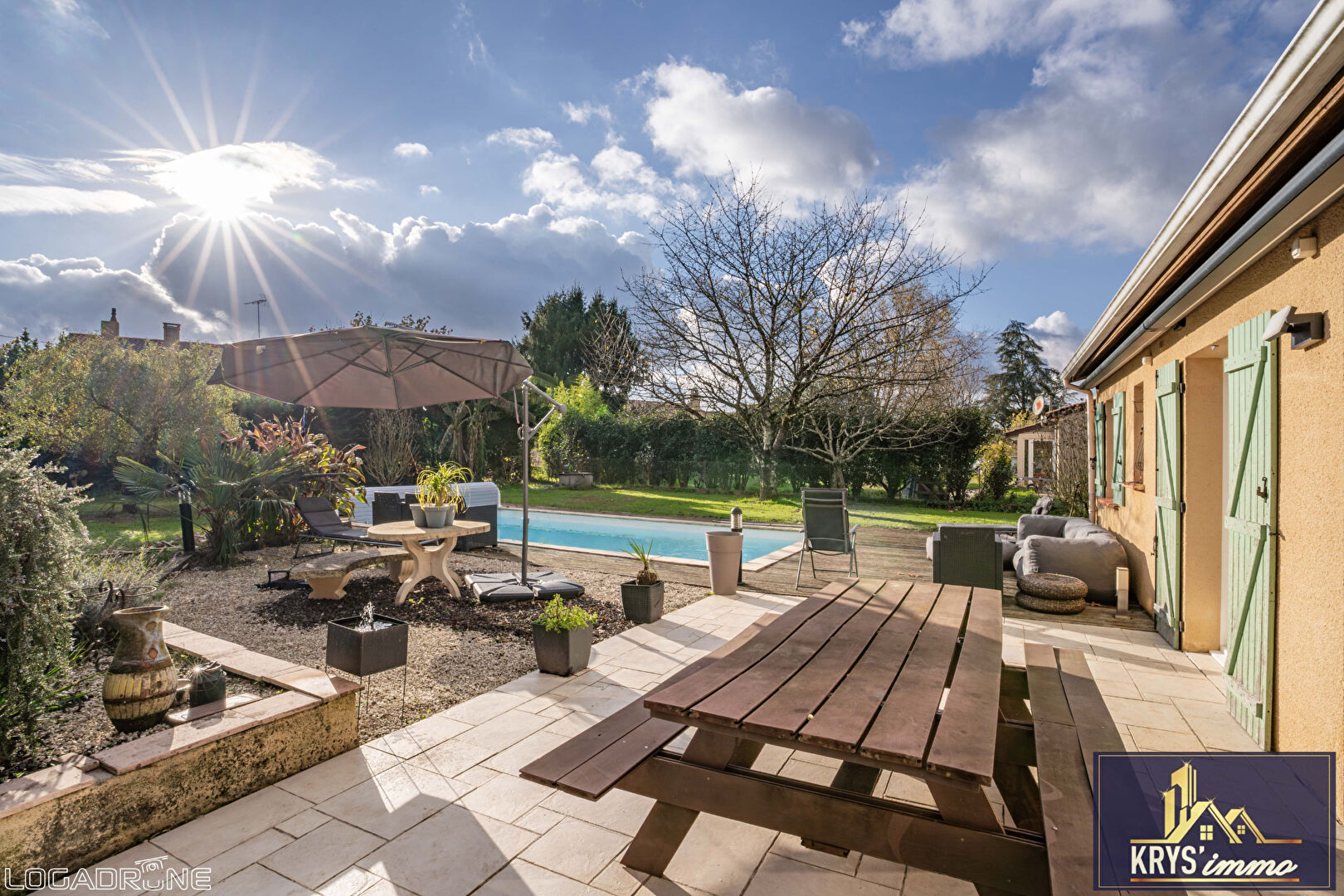 Photo Maison de plain pied à Granges/Lot avec piscine image 6/6