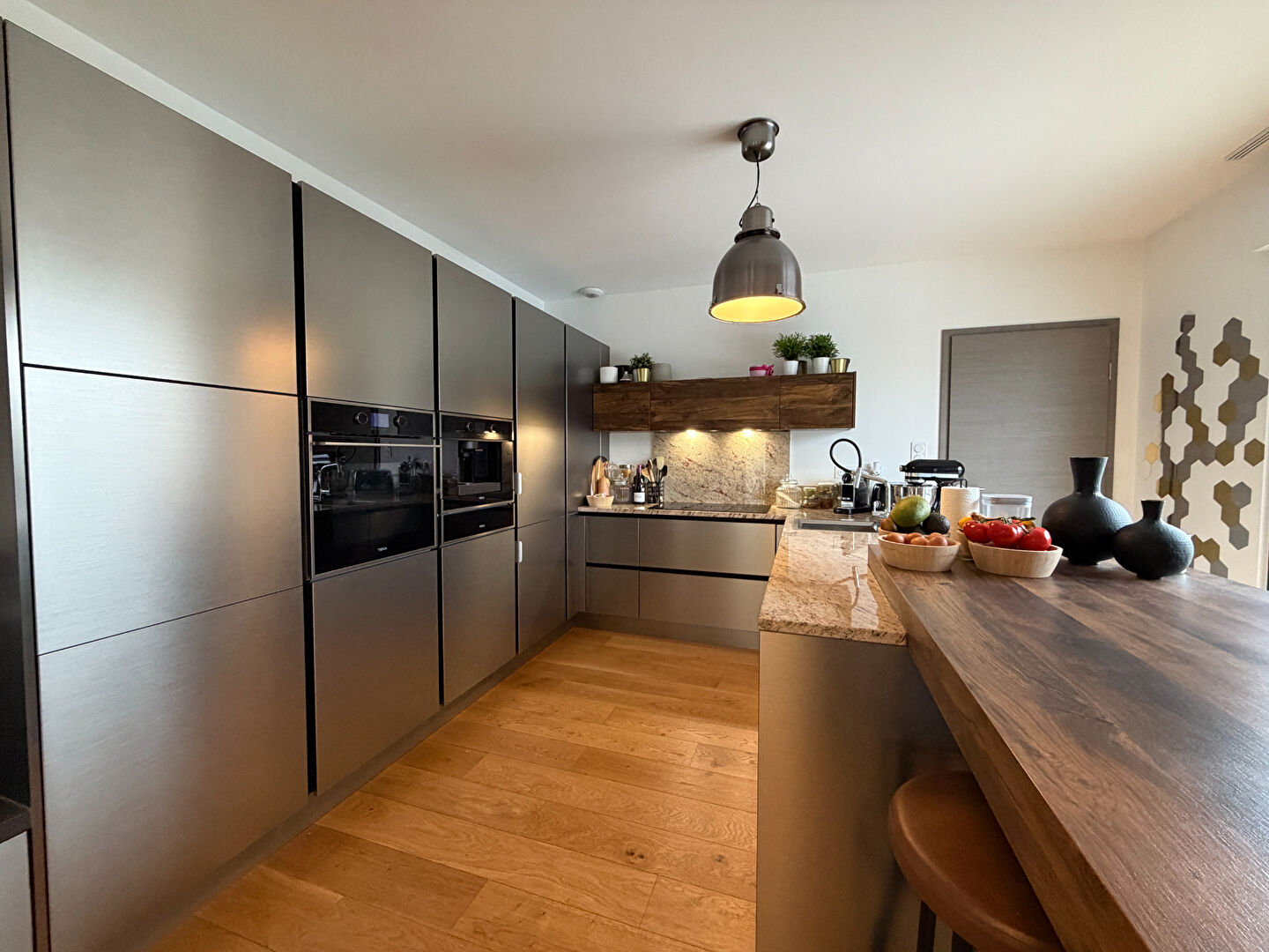 Photo Maison contemporaine de 2023 avec piscine - Kirschnaumen, lieu dit Evendorff  6 pièce(s) 140.69 m2 image 4/6