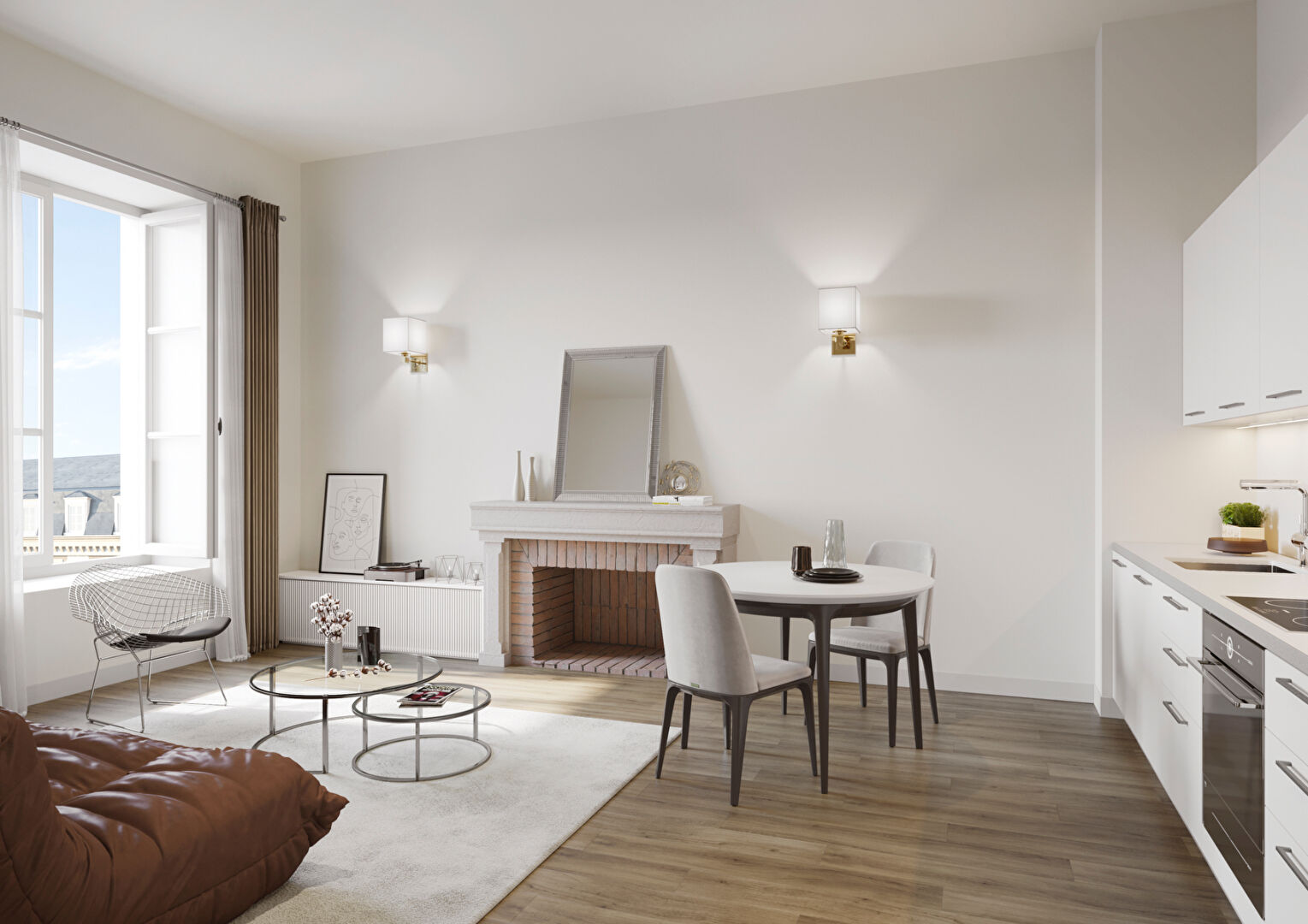 Photo Monument historique - Appartement - 2 pièce(s) 50.2 m2 image 2/6