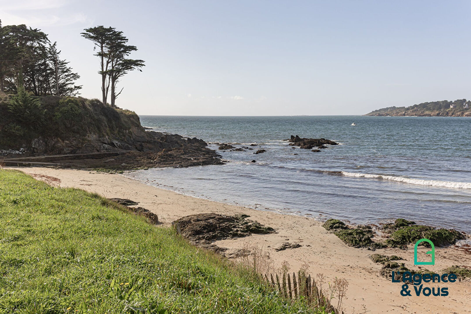 Maison proche des plages, 2 chambres à moelan-sur-mer avec extérieur