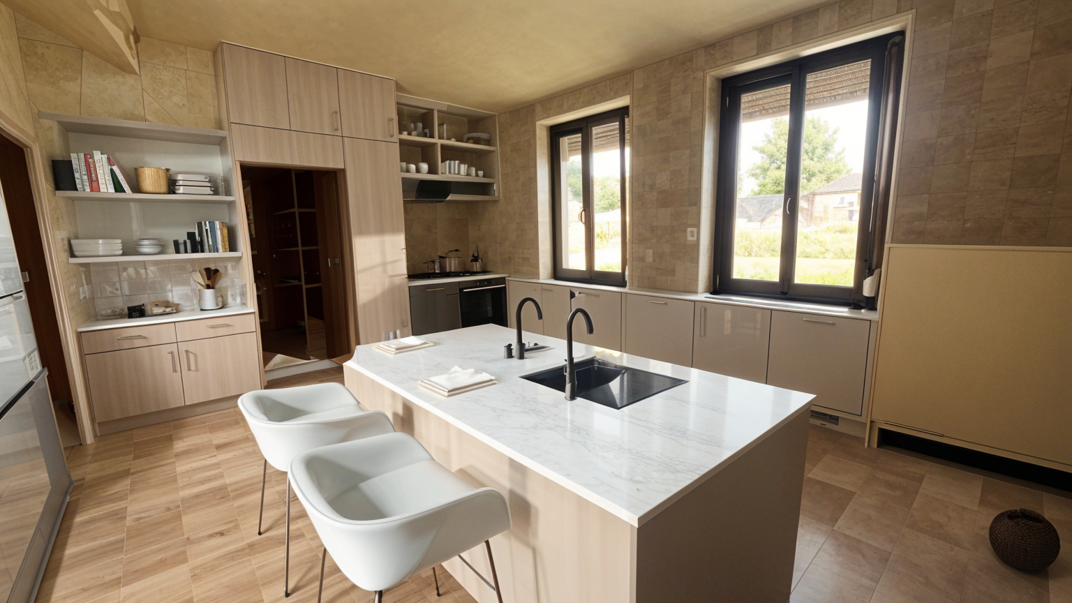 Maison 103 m² avec jardin et dépendances - Marchais