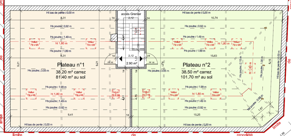 Plateaux à aménager - Quartier Clémenceau