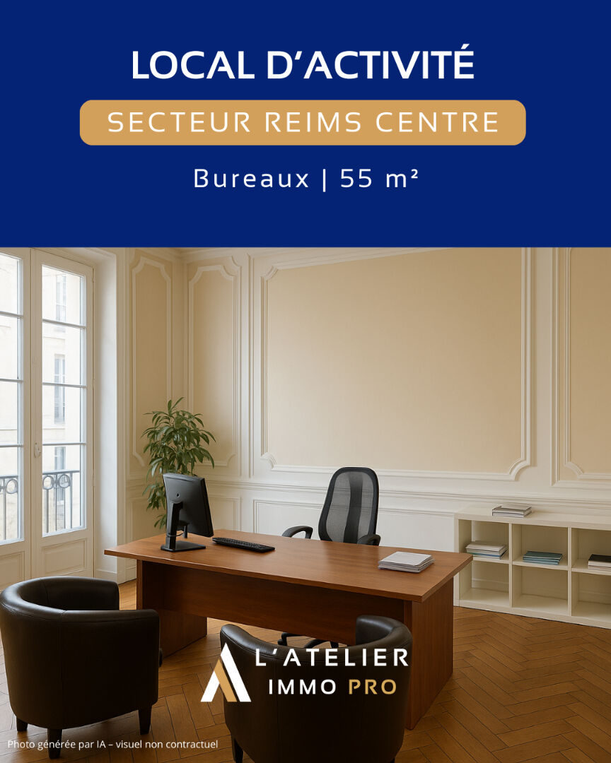 Bureaux 55 m²   Rue Libergier