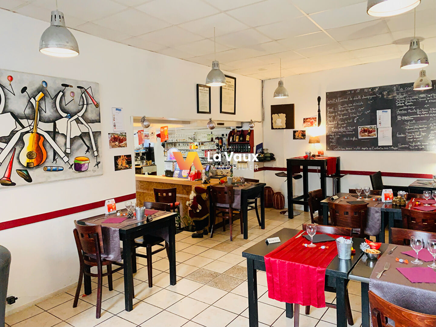 Photo Fonds de commerce de 170 m² et appartement de 100 m² , tabac, pmu, bar, restaurant avec terrasse image 2/6