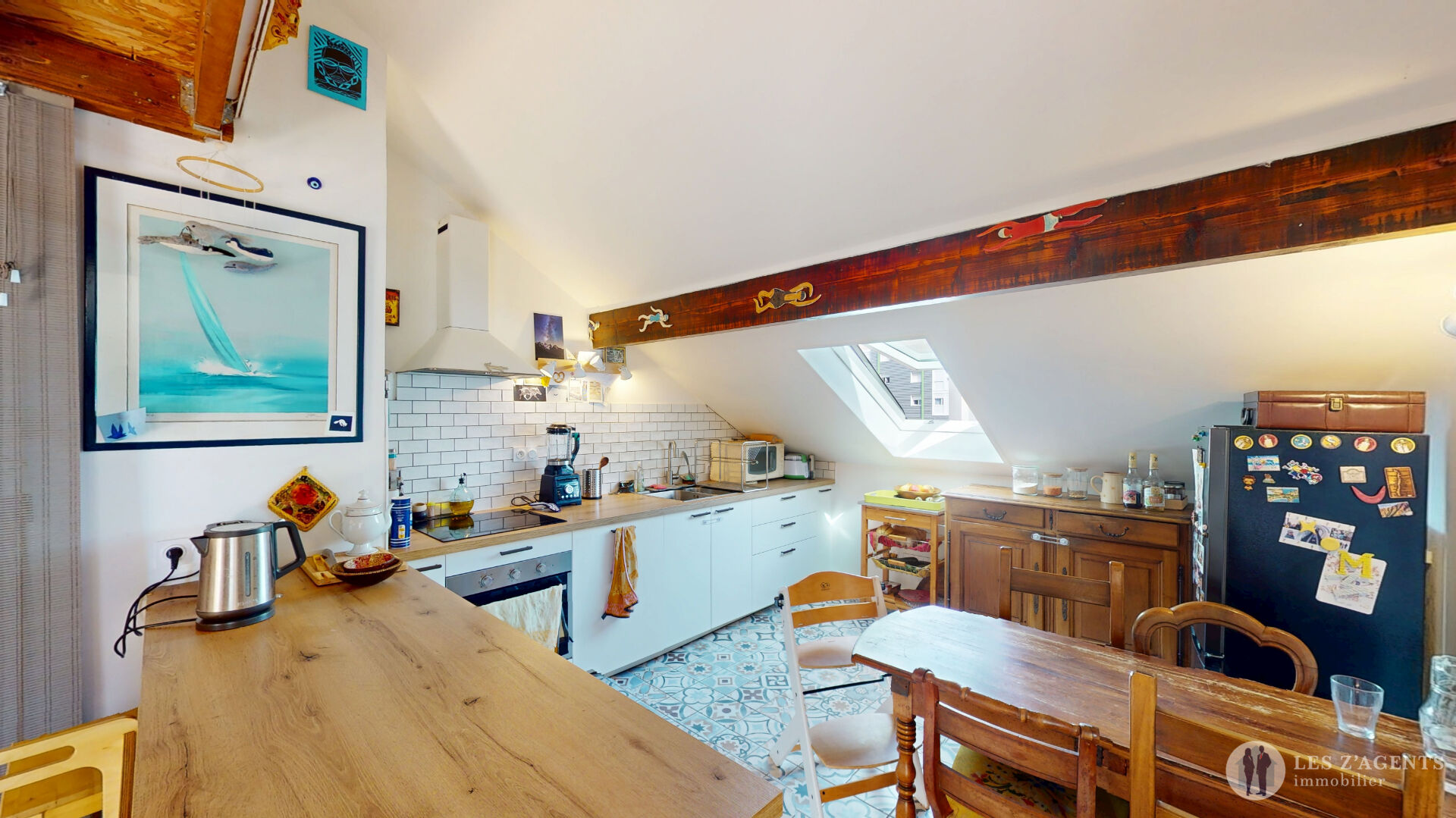 Photo T3 duplex rénové de 56m2 avec terrasse image 5/6