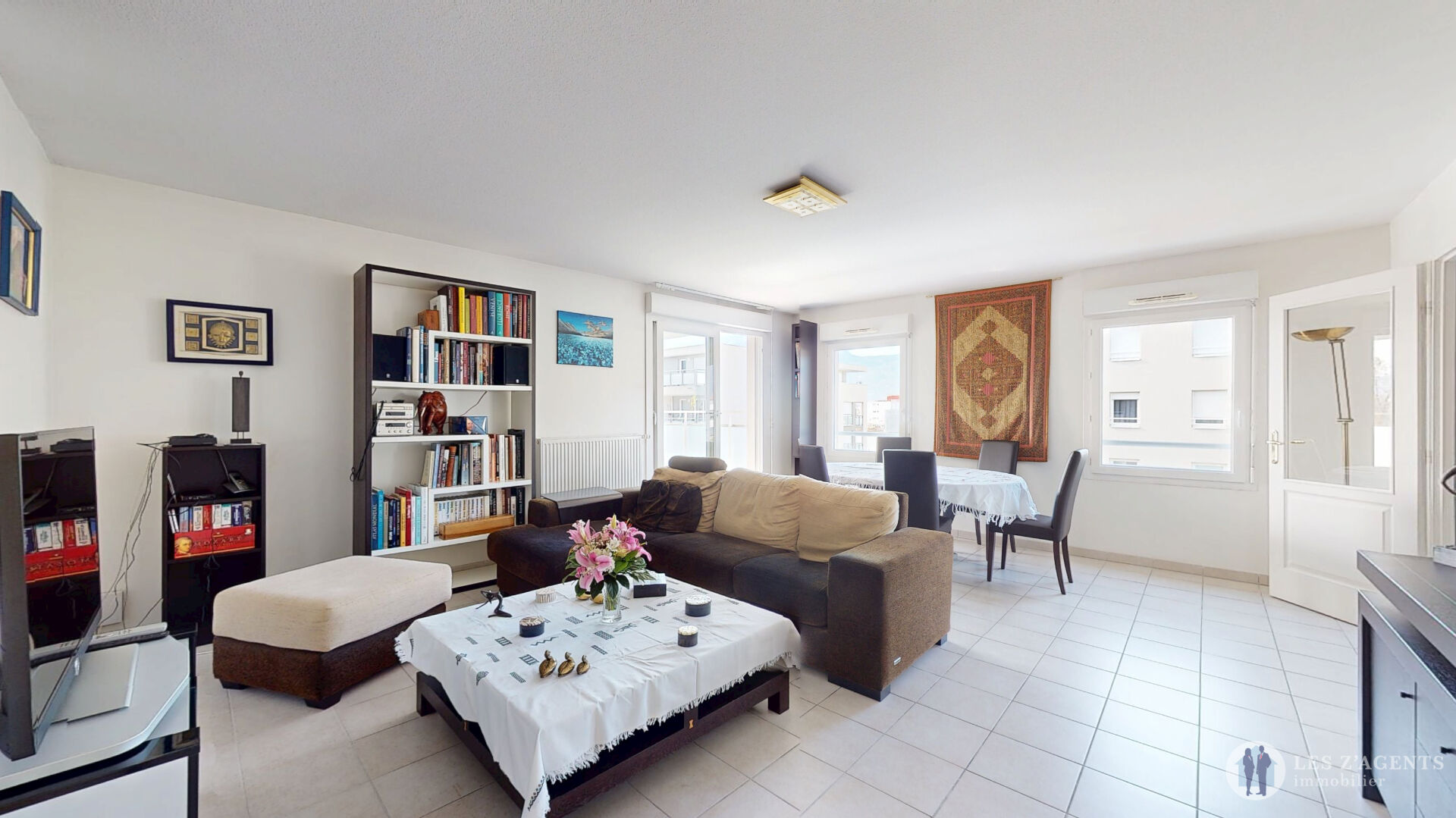 Appartement T5 de 123m2 avec 2 terrasses + Cellier + place de parking + garage