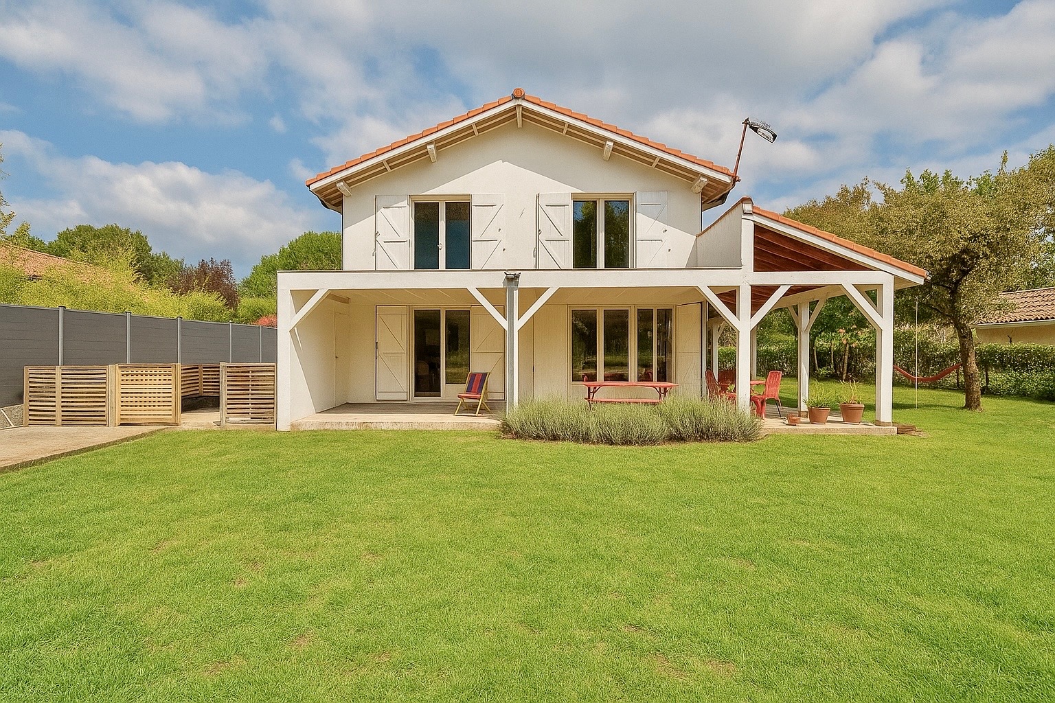 Photo Architecture landaise avec dépendance - 2009 - face à la forêt image 2/6