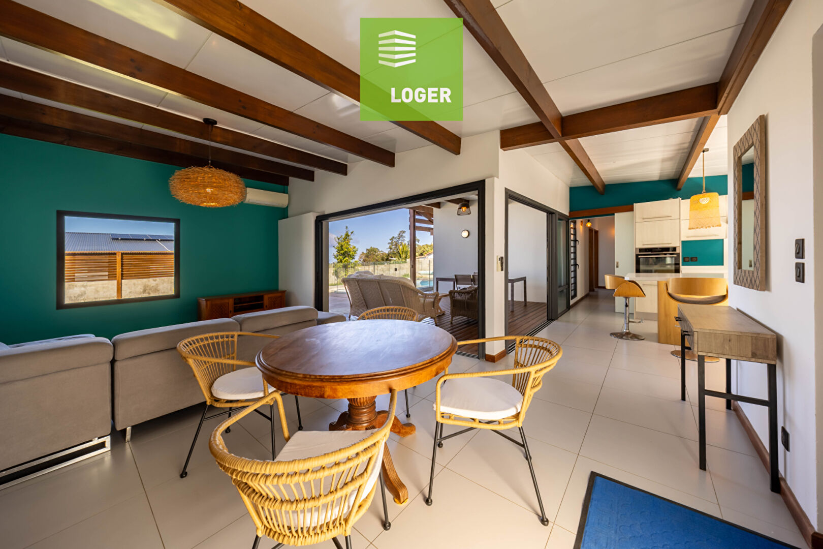 Photo Maison récente meublée avec piscine Saint-Joseph / Les Terrass image 5/6