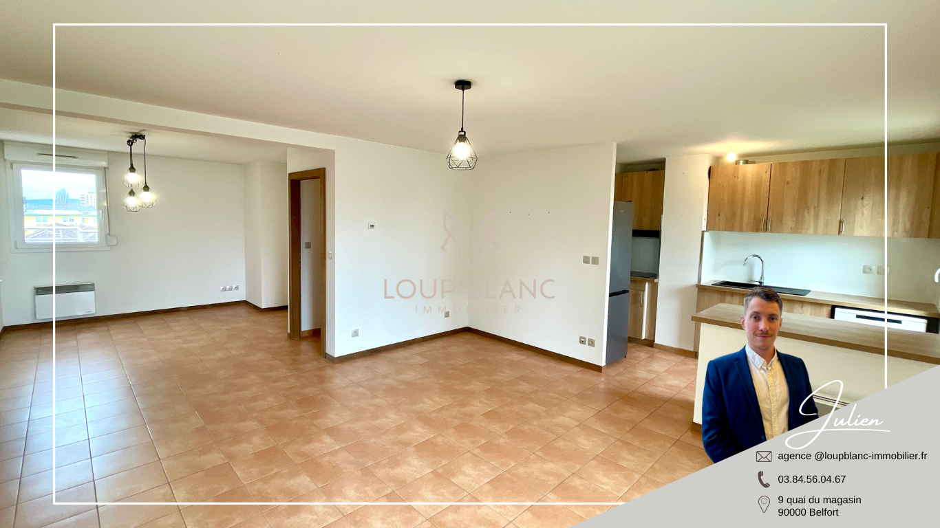 Appartement T3 avec terrasse et garage