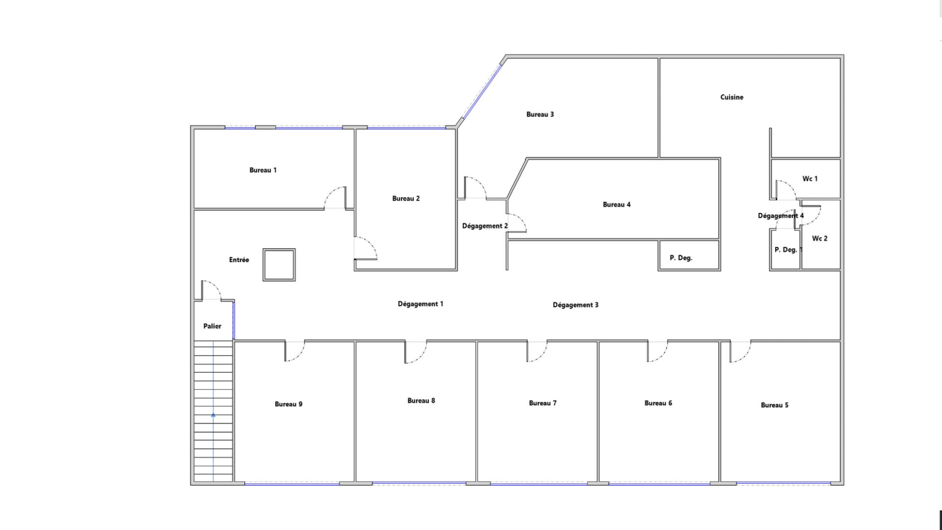 Photo Bureaux rénovés 230 m² Bachut / Monplaisir. image 4/6