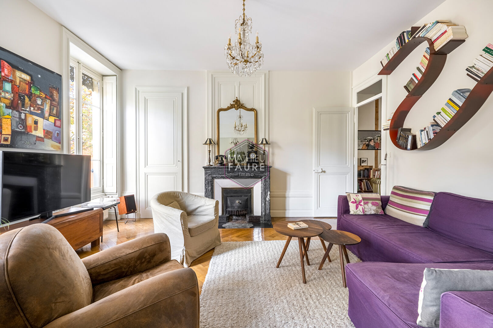 Photo T5 - 154 m² - CHARME ET CACHET DE L'ANCIEN - SECTEUR GARIBALDI / BIR HAKEIM image 2/6