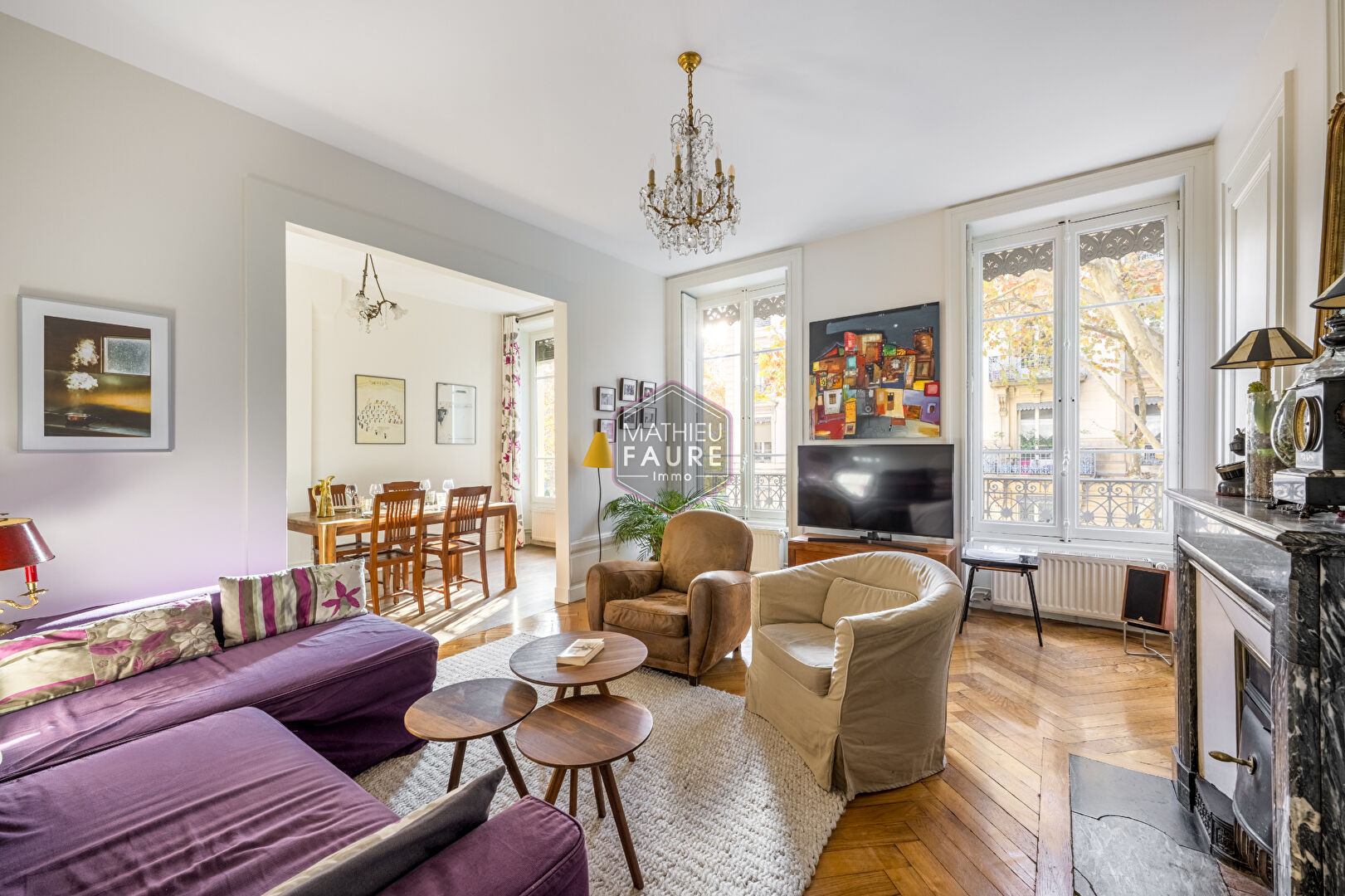 Photo T5 - 154 m² - CHARME ET CACHET DE L'ANCIEN - SECTEUR GARIBALDI / BIR HAKEIM image 3/6