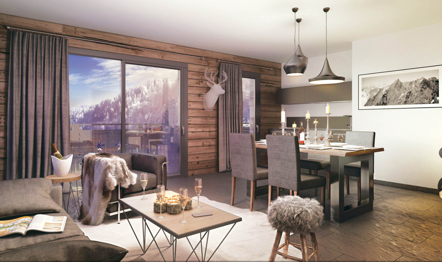 Photo BRIANÇON !! MAGNIFIQUE T4 83M² + BALCON 9M² image 2/5