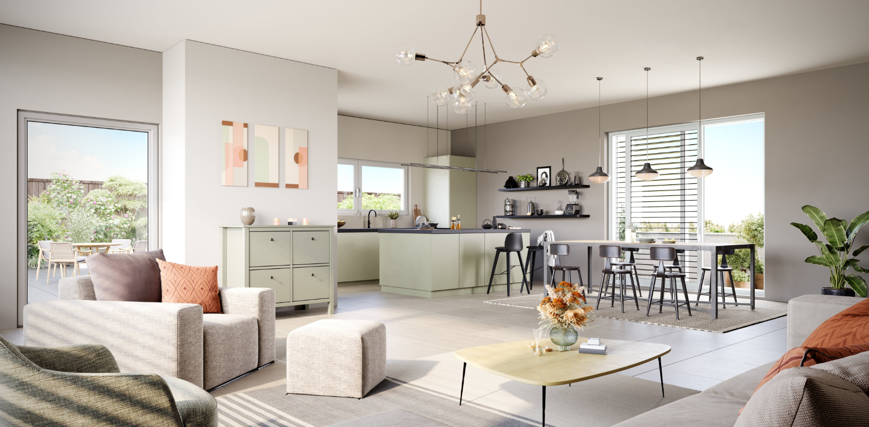 Photo LIVRAISON IMMEDIATE ! BEAU T4 DE 110M2 AVEC 50M2 D'EXTERIEUR +PISCINE INTERIEUR +SALLE DE SPORT image 2/4