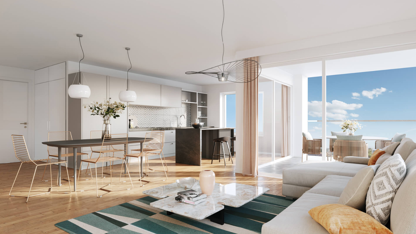 Photo JOLI T4 DE 96M2 AVEC UNE BELLE TERRASSE DE 21M2 image 2/4