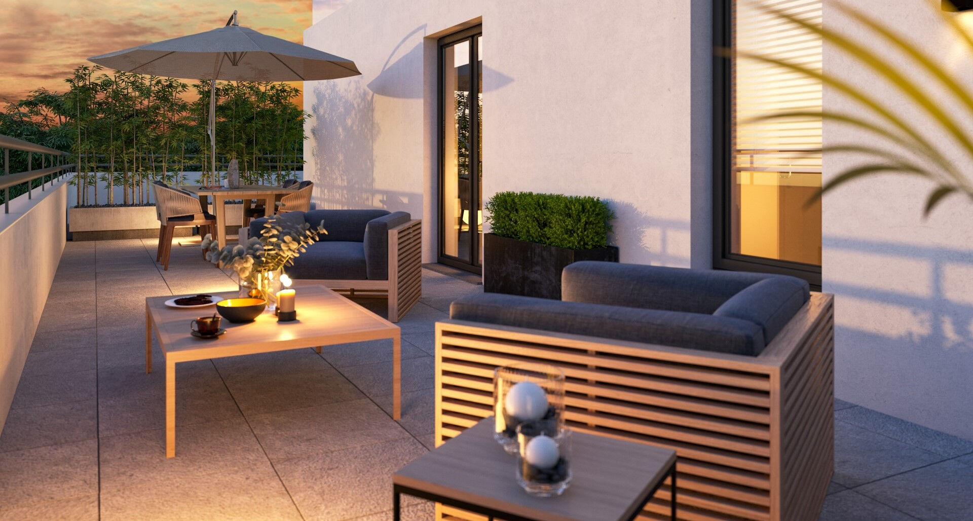 Photo RARE A LA VENTE ! INCROYABLE T3 DE 60M² + 49M²  D'EXTERIEUR ORIENTEE SUD/OUEST image 2/6