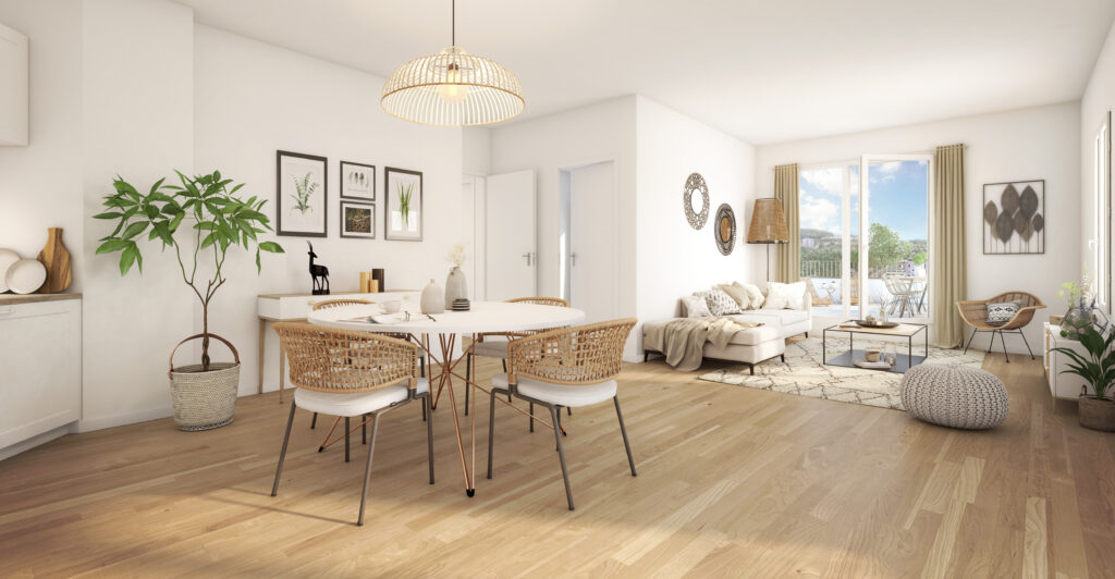 Photo SUPERBE ET DERNIER T4 EN ÉTAGE DE 74M² AVEC TERRASSE ORIENTÉE PLEIN SUD ! image 2/6