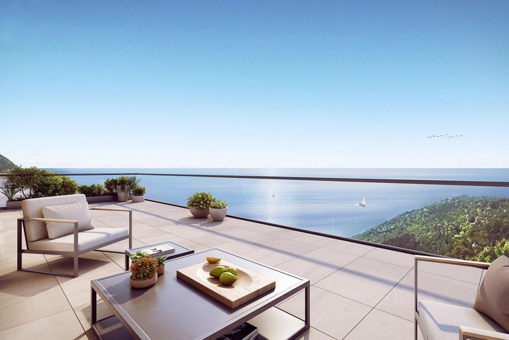 DERNIER ETAGE VUE MER TRAVERSANT  112 M2 + TERRASSES 67 M2 + GARAGE