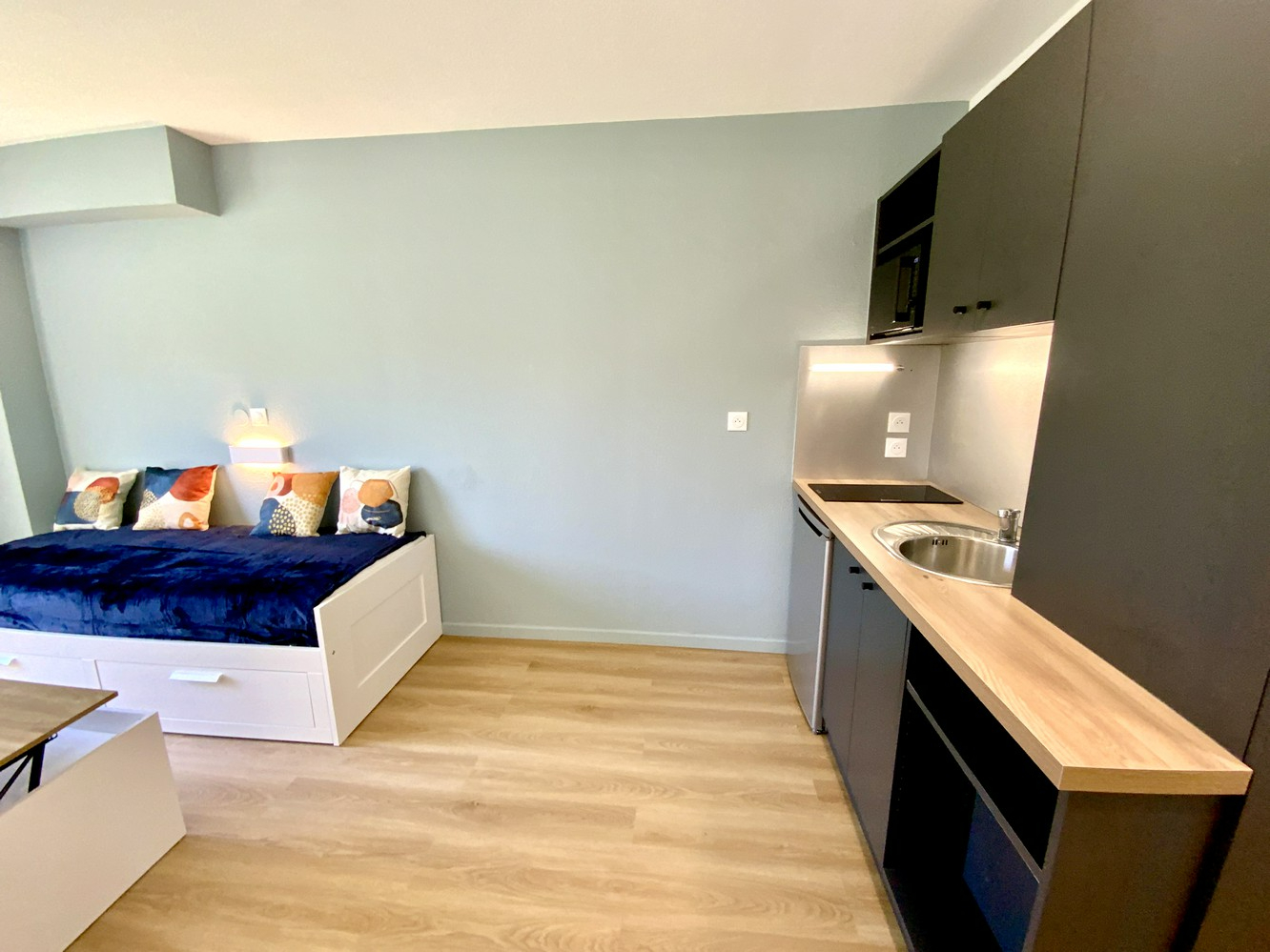 Photo Studio 19 m² Lyon 7°avec Balcon de 5.70 m² image 5/6