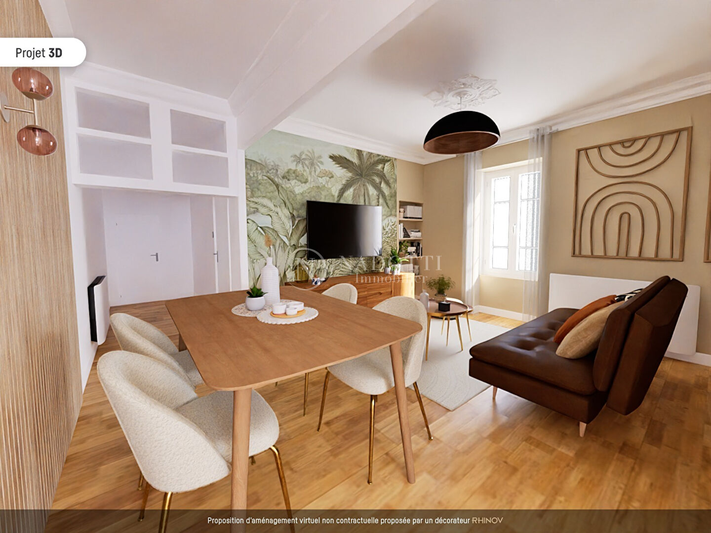 Photo Cavaillon, appartement type 3 de 83 m² avec  terrasse privative image 4/6