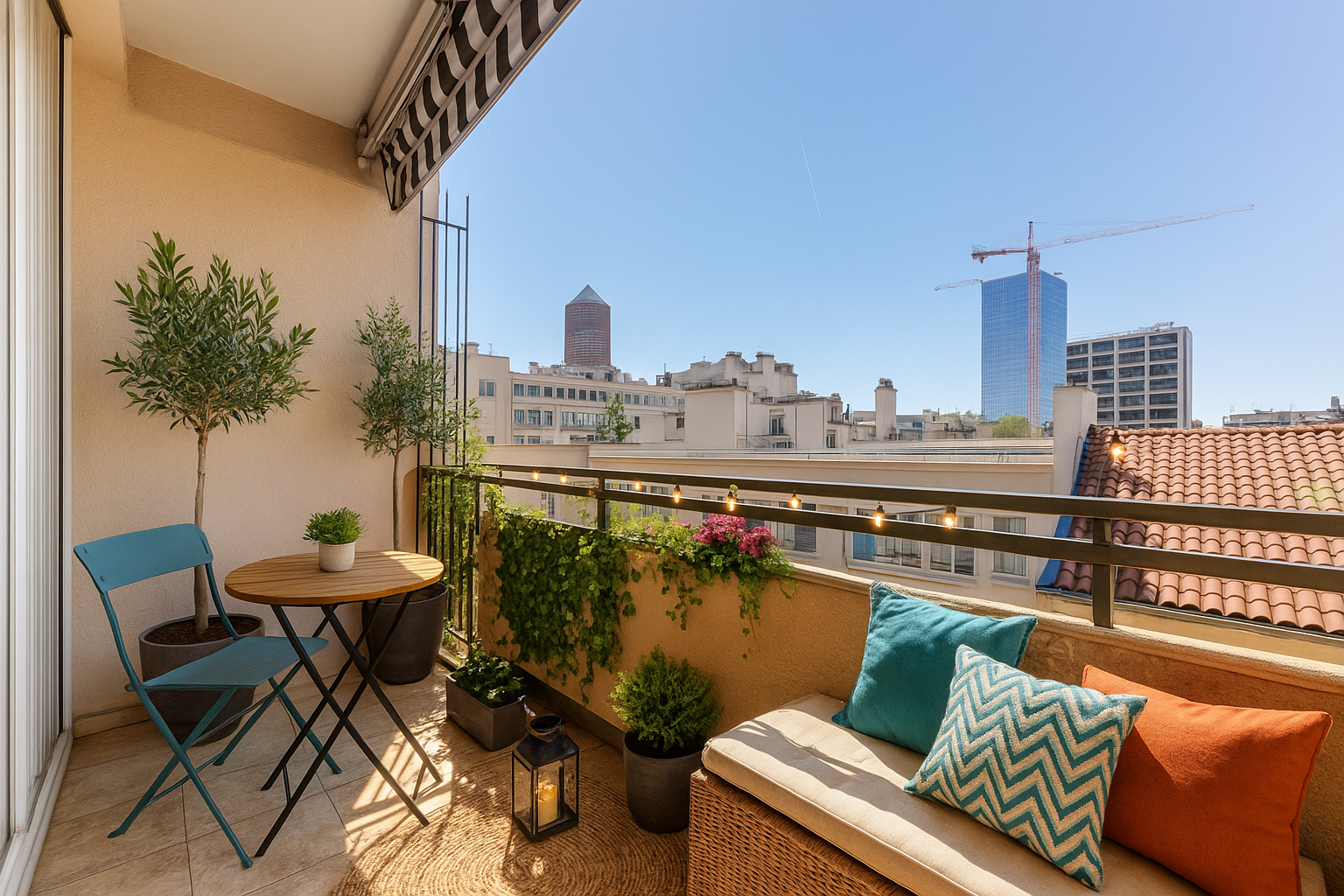 Dernier étage lumineux - Brotteaux - Balcon - Double Garage