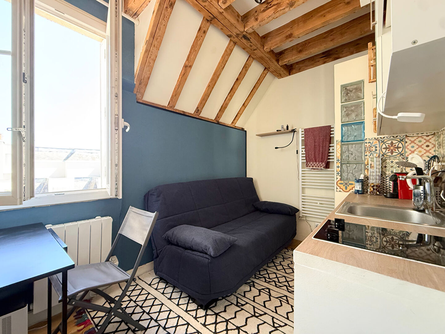 Appartement Paris 1 pièce(s) 8.1 m2
